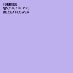#BEB0EE - Biloba Flower Color Image